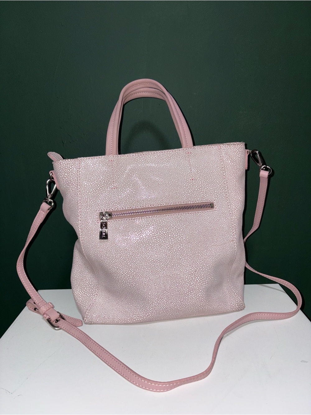 Sorial New York stingray-embossed leather tote bag